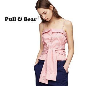 NWT Pull & Bear Stripped Blouse